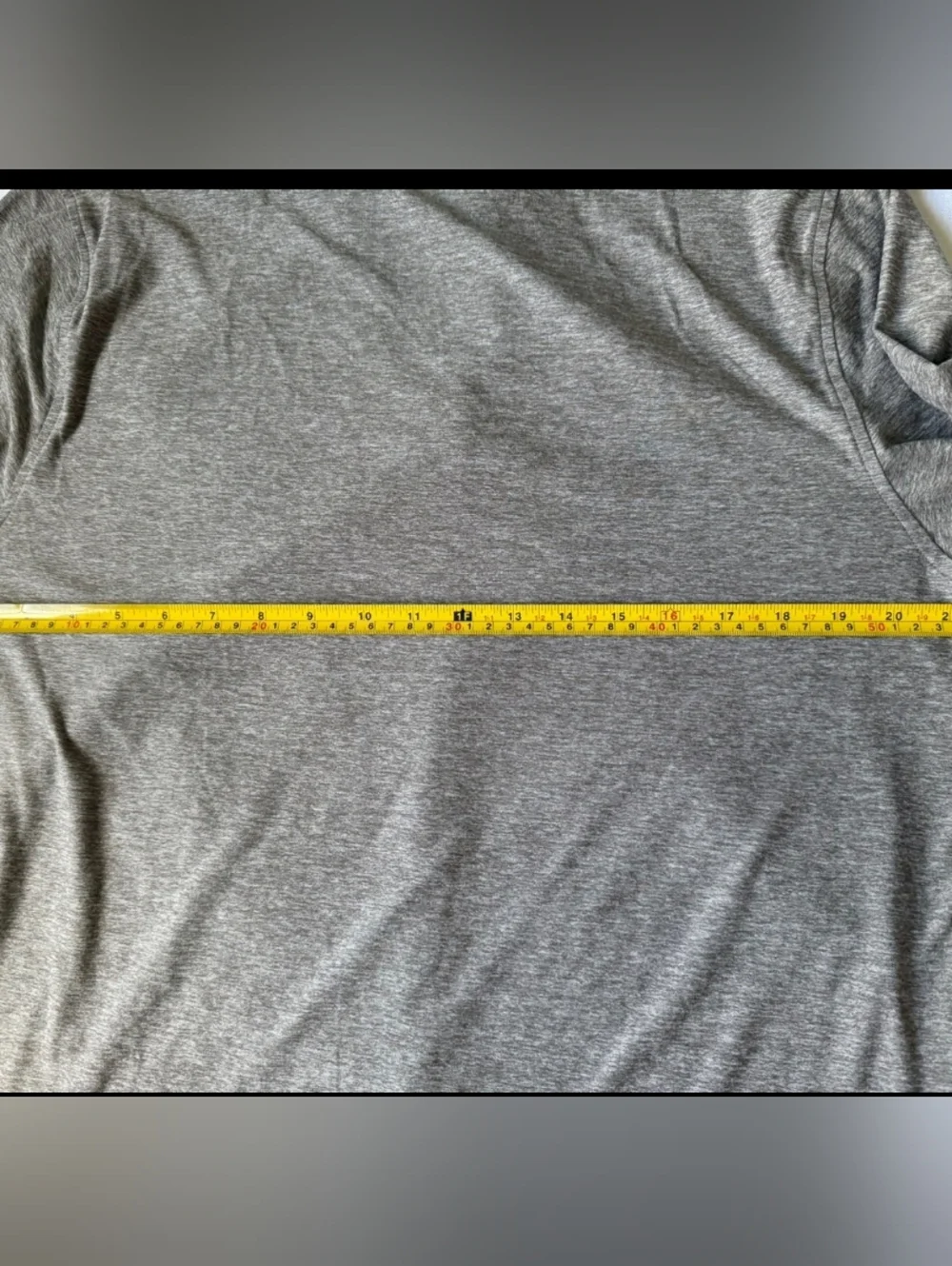 Vuori Strato Tech Long Sleeve Tee Men’s Large Heather Gray UltraSoftPerformance - Picture 7 of 7